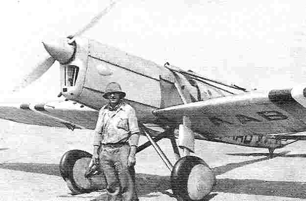 Cukurs and his aeroplane